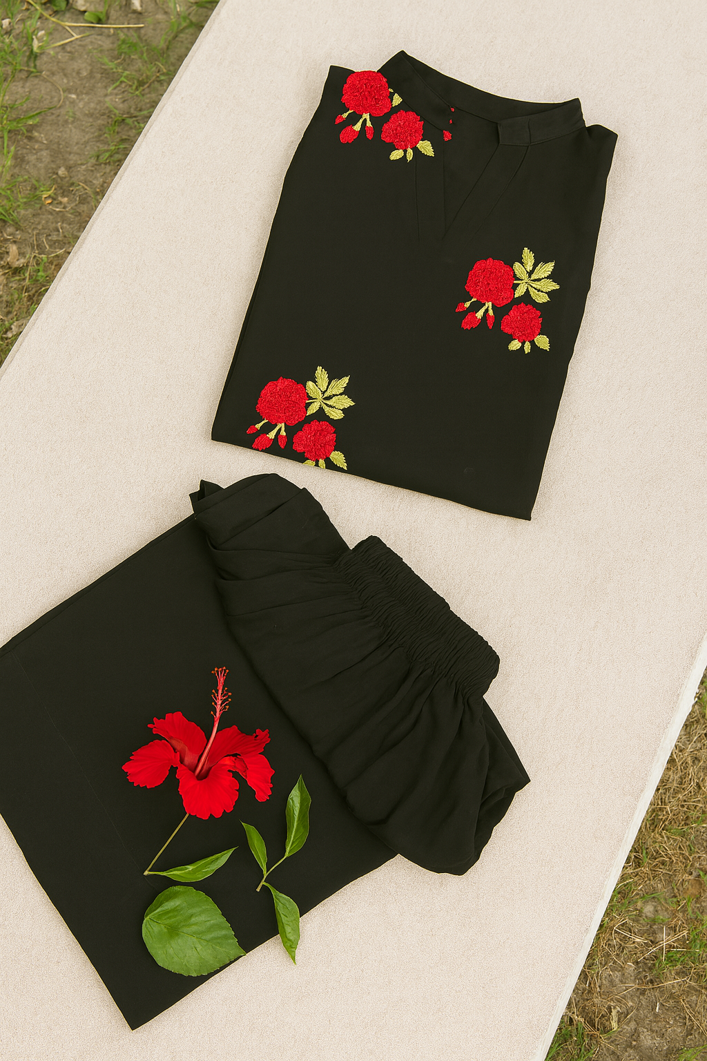 3 Embroidry Dresses deal