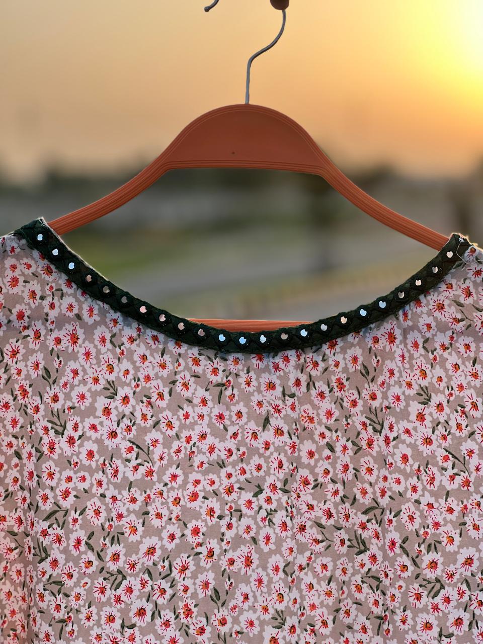 Sunset Floral Maxi Dress