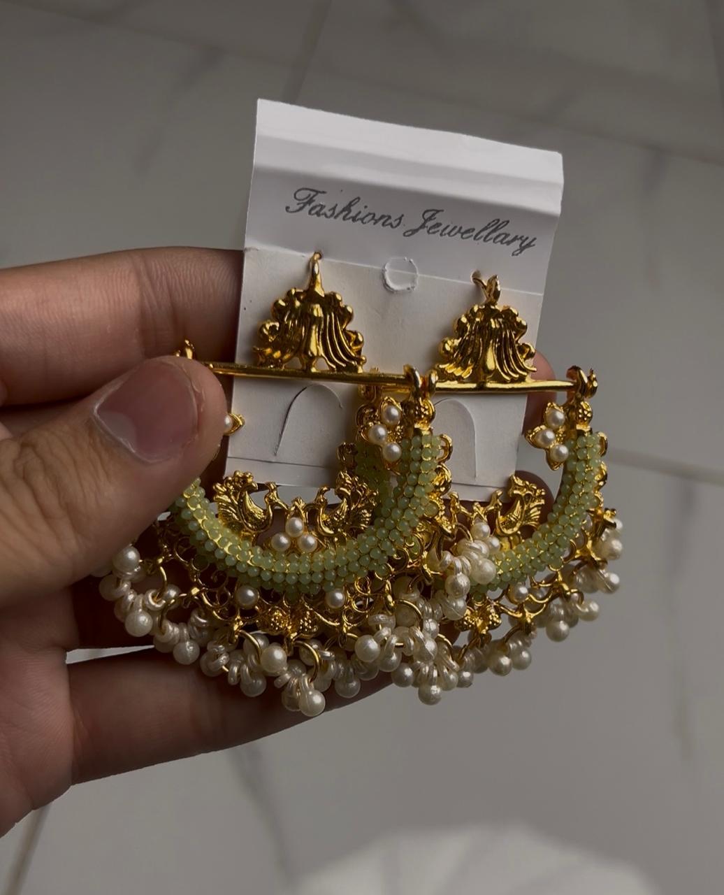 Black & White Embroidered Combo(Free Trending Ear Rings)