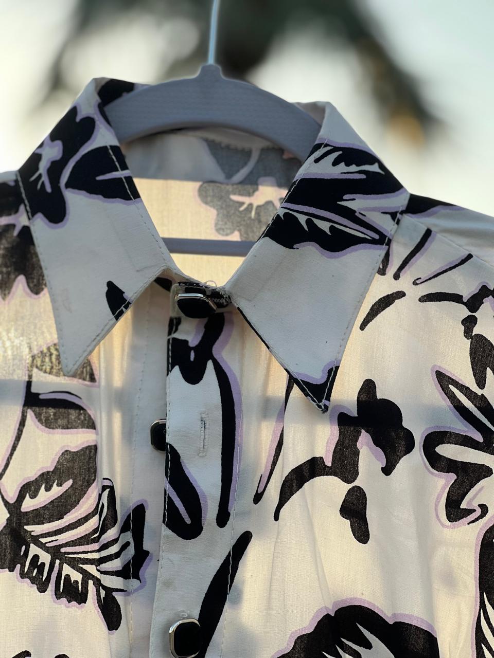 White Floral CO-ORD SET