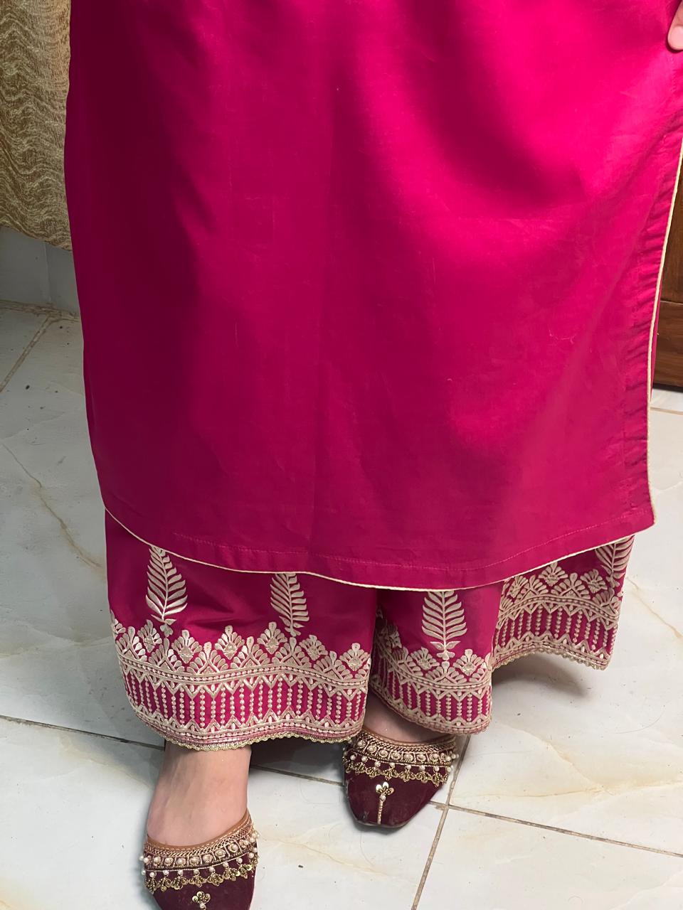 2pc Premium Cutton Suit-Embriodered Pret