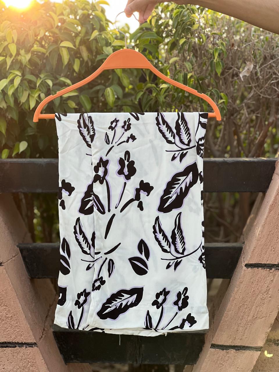 White Floral CO-ORD SET