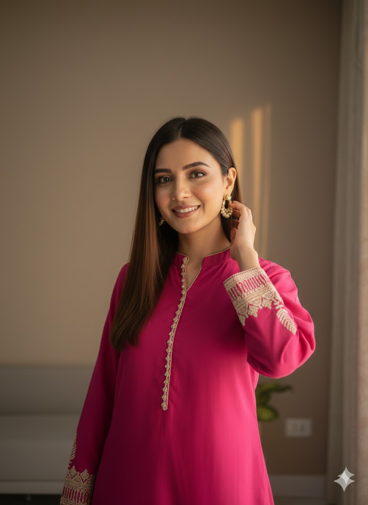 2 Piece - Embroidered Suit